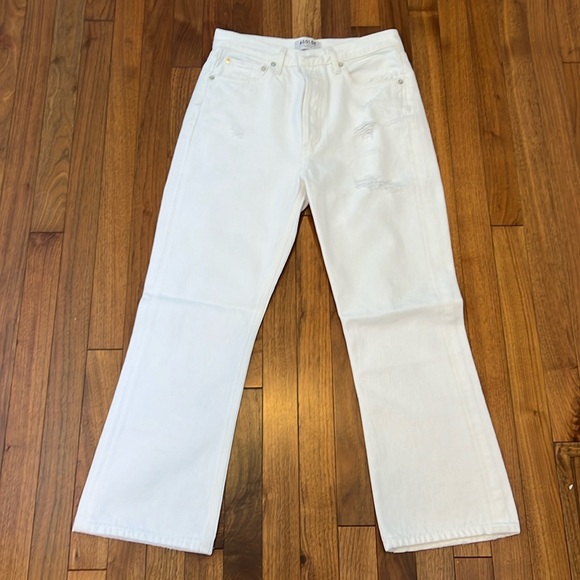 White AGOLDE jeans NWOT - Picture 1 of 5
